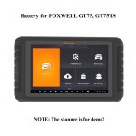 Battery Replacement for FOXWELL GT75 GT75TS Scan Tool